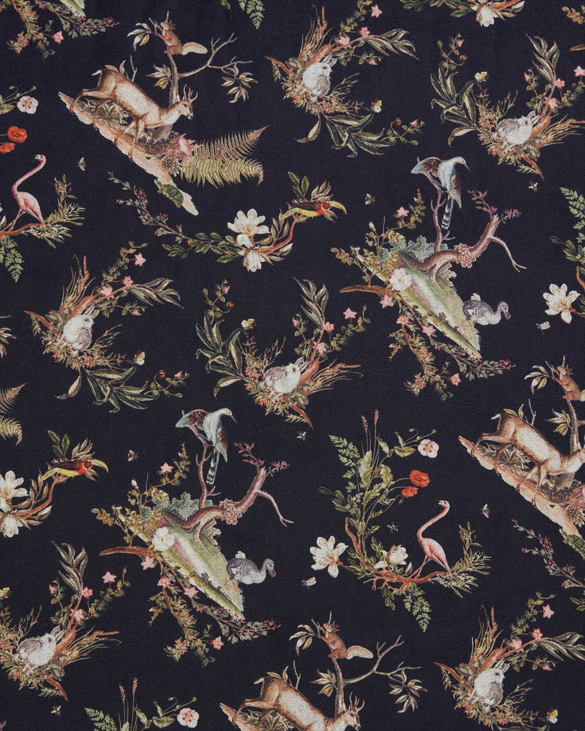 Bufanda Toile Wonderland con Flecos