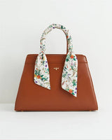 Botanical Pumpkin Tote- Tan by Fable England