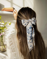 Bow Scrunchie Blooming Blue by Fable England