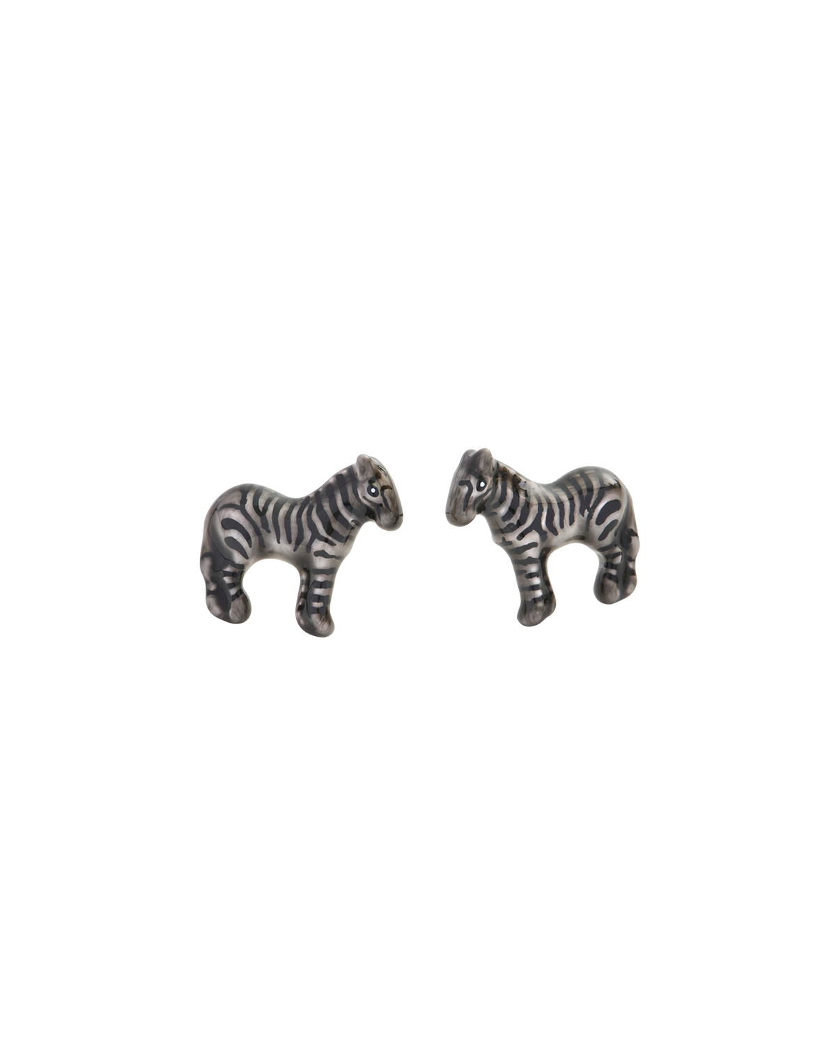 Pendientes stud de cebra
