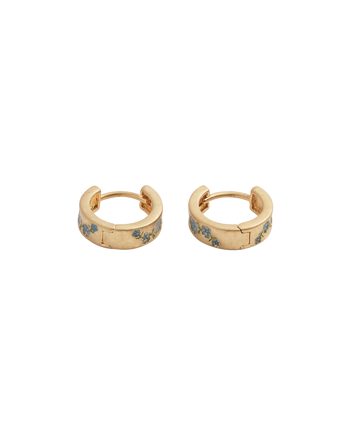Boucles d’oreilles huggies Myosotis