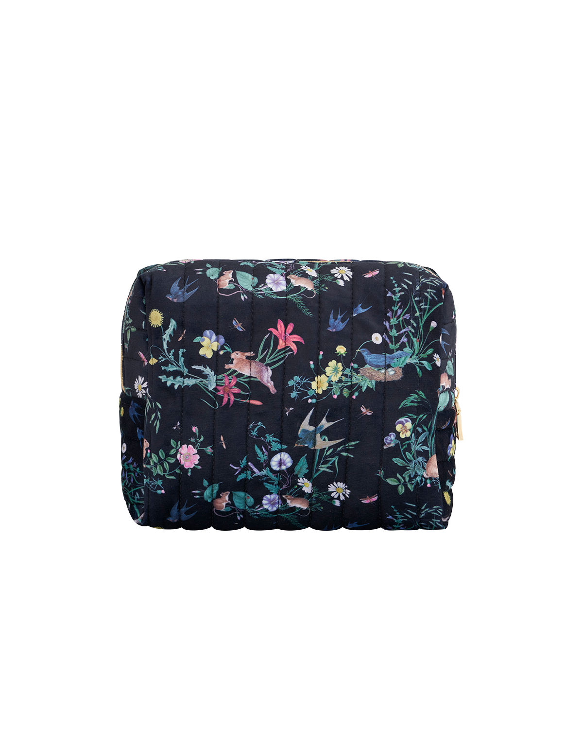 Running Bunny Large Quilted Makeup Bag