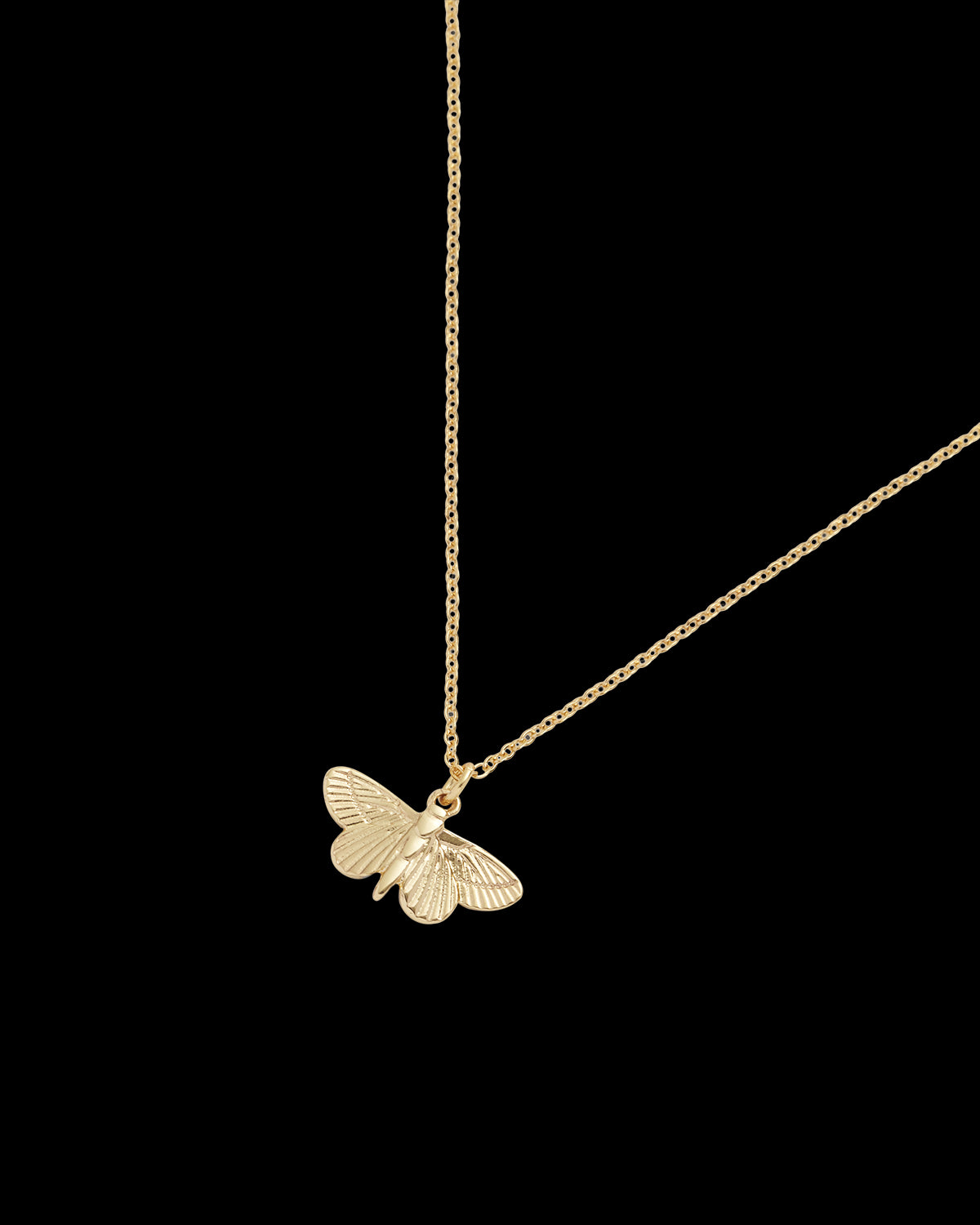 Collar Deco Mariposa Azul