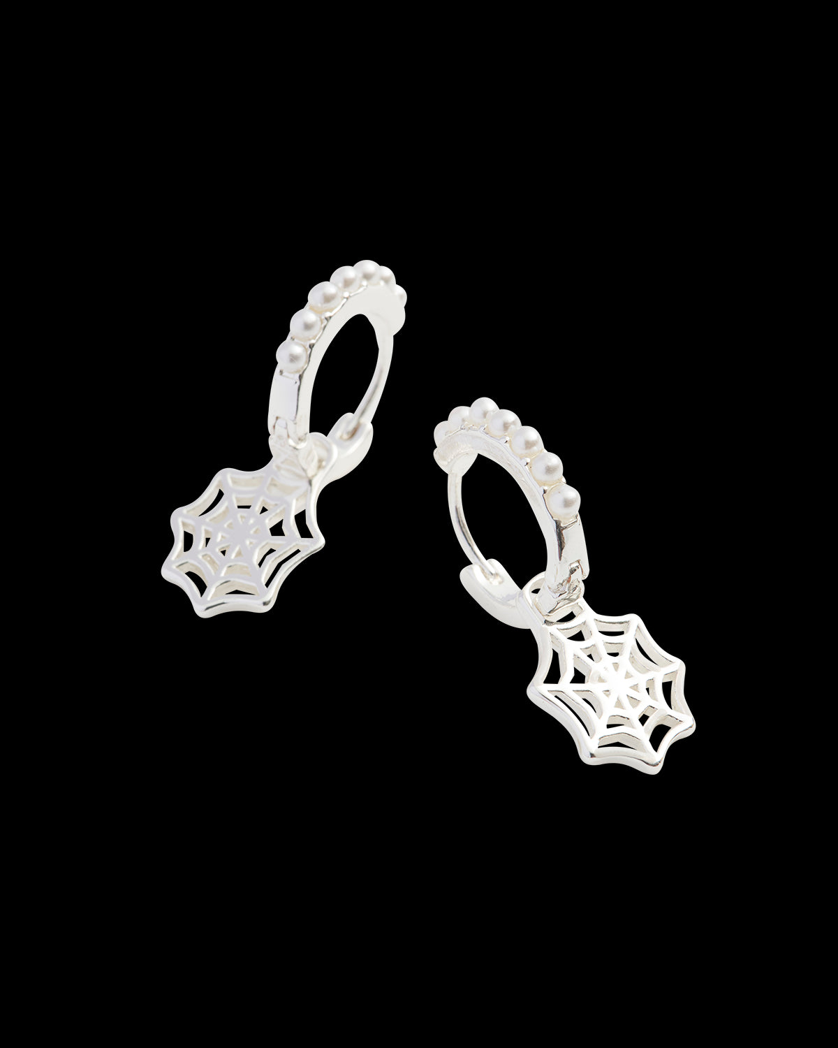 Pendientes Telaraña - Plata