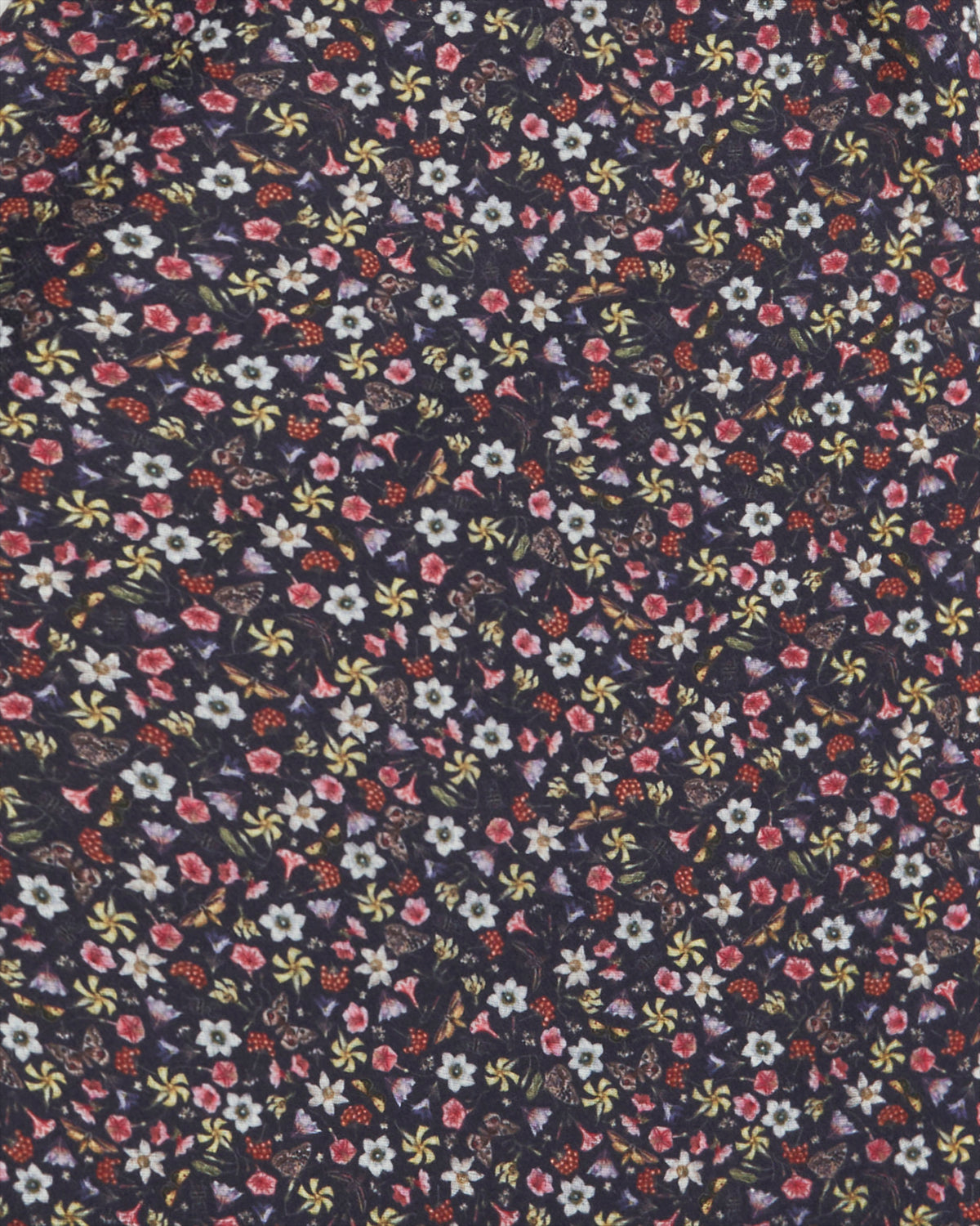 Bufanda Flores con Flecos