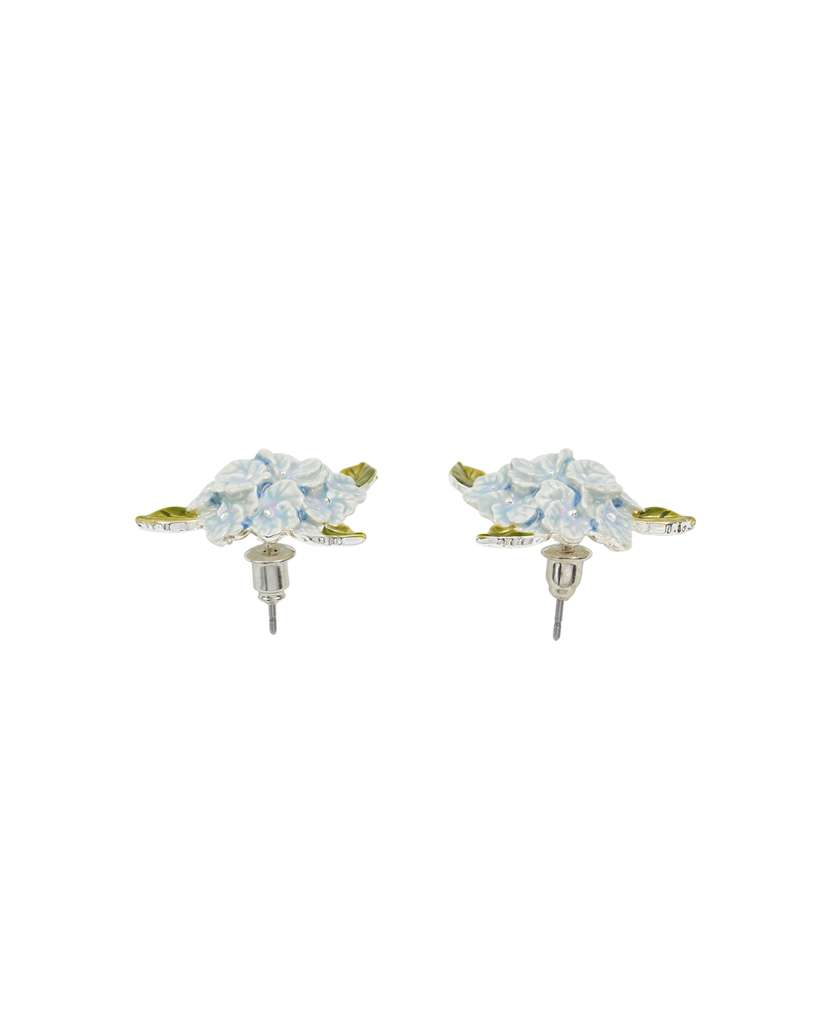 Hydrangea Silver Earrings