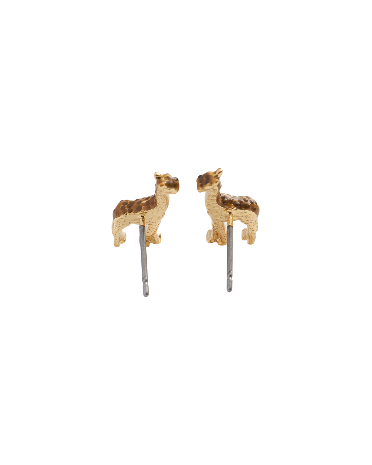 Pendientes stud de jirafa