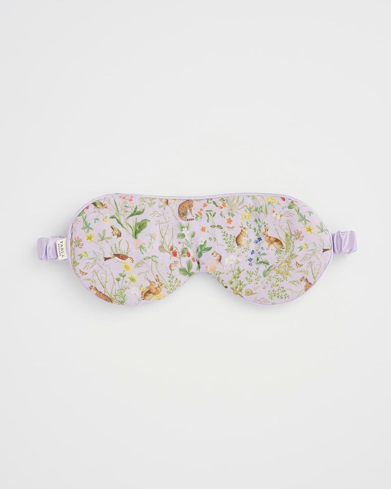 Meadow Creature Lilac Sleep Mask by Fable England