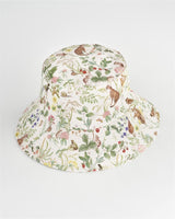 Meadow Creatures Marshmallow Bucket Hat by Fable England