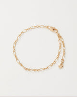 Oval Figaro Chain Bracelet by Fable England