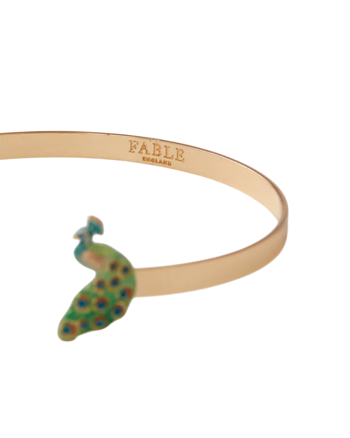 Brazalete Pavo Real Esmaltado