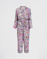 Tree of Life Vintage Blue Long Pyjamas by Fable England