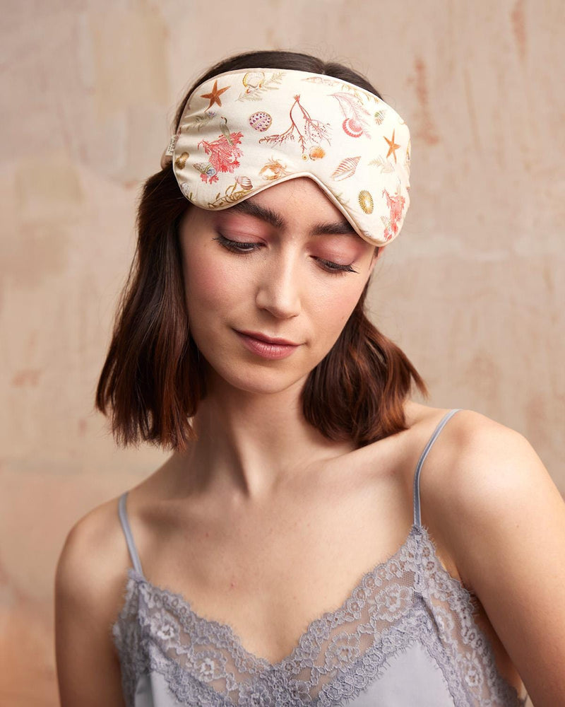 Whispering Sands Lotus Pink - Sleep Mask - One Size by Fable England