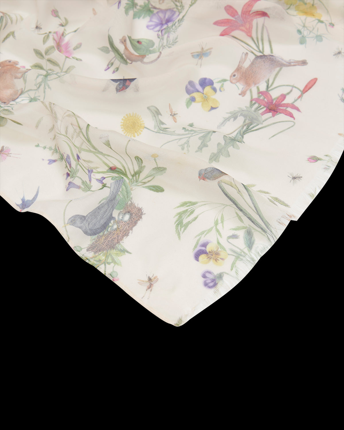 Bunny Toile Lightweight Scarf