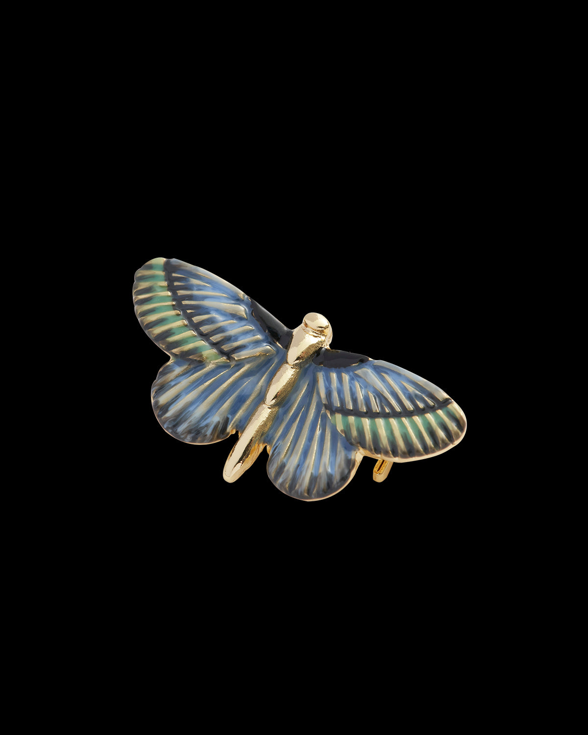 Spilla Farfalla Blu Deco