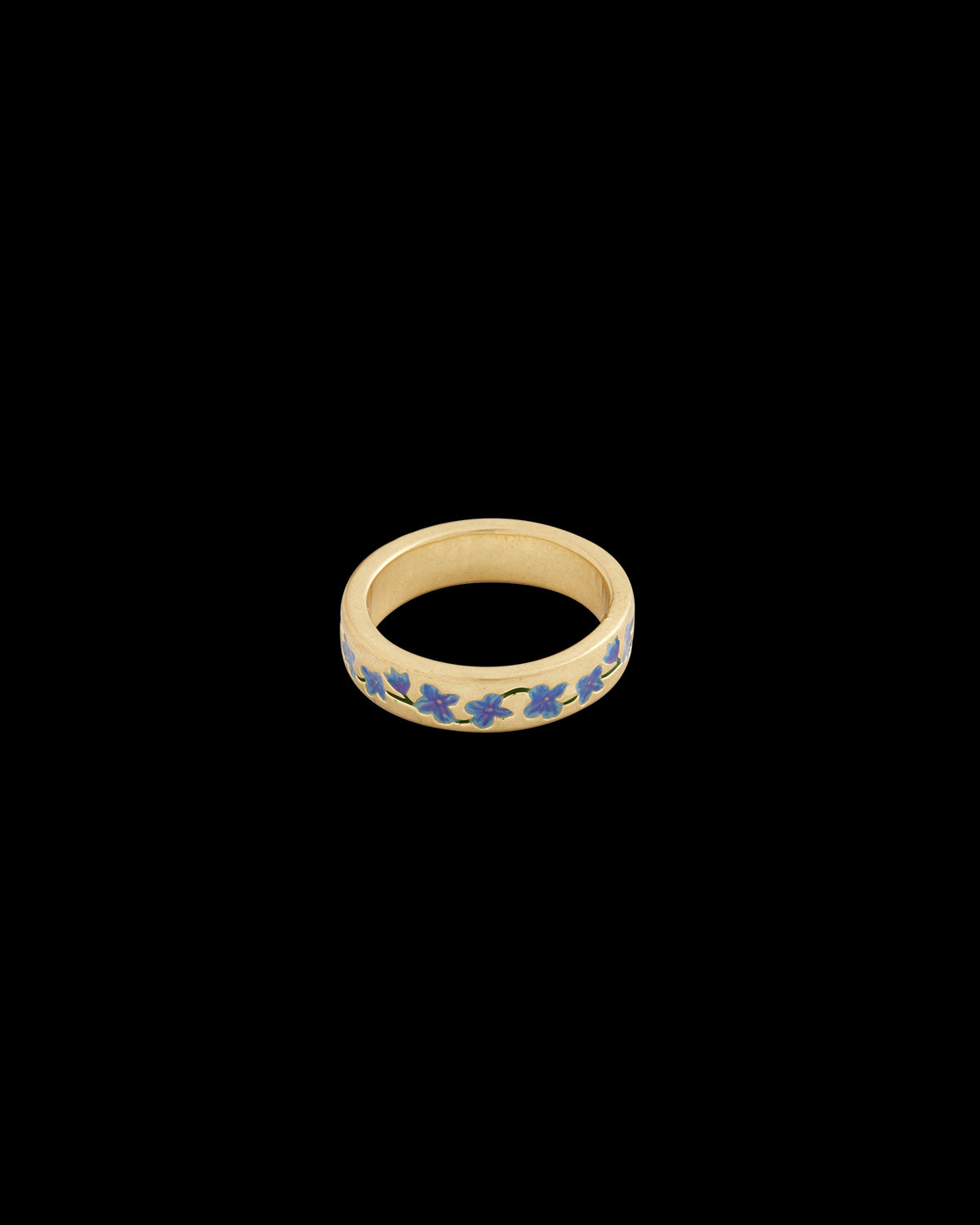 Anello Cerchio Non Ti Scordar di Me Blu