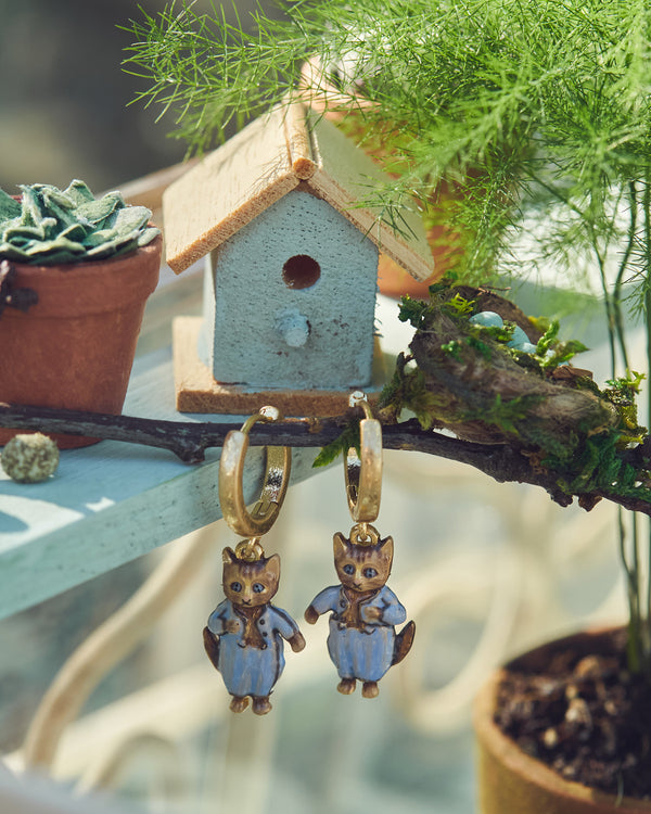 Fable England x Peter Rabbit Tom Kitten Earrings