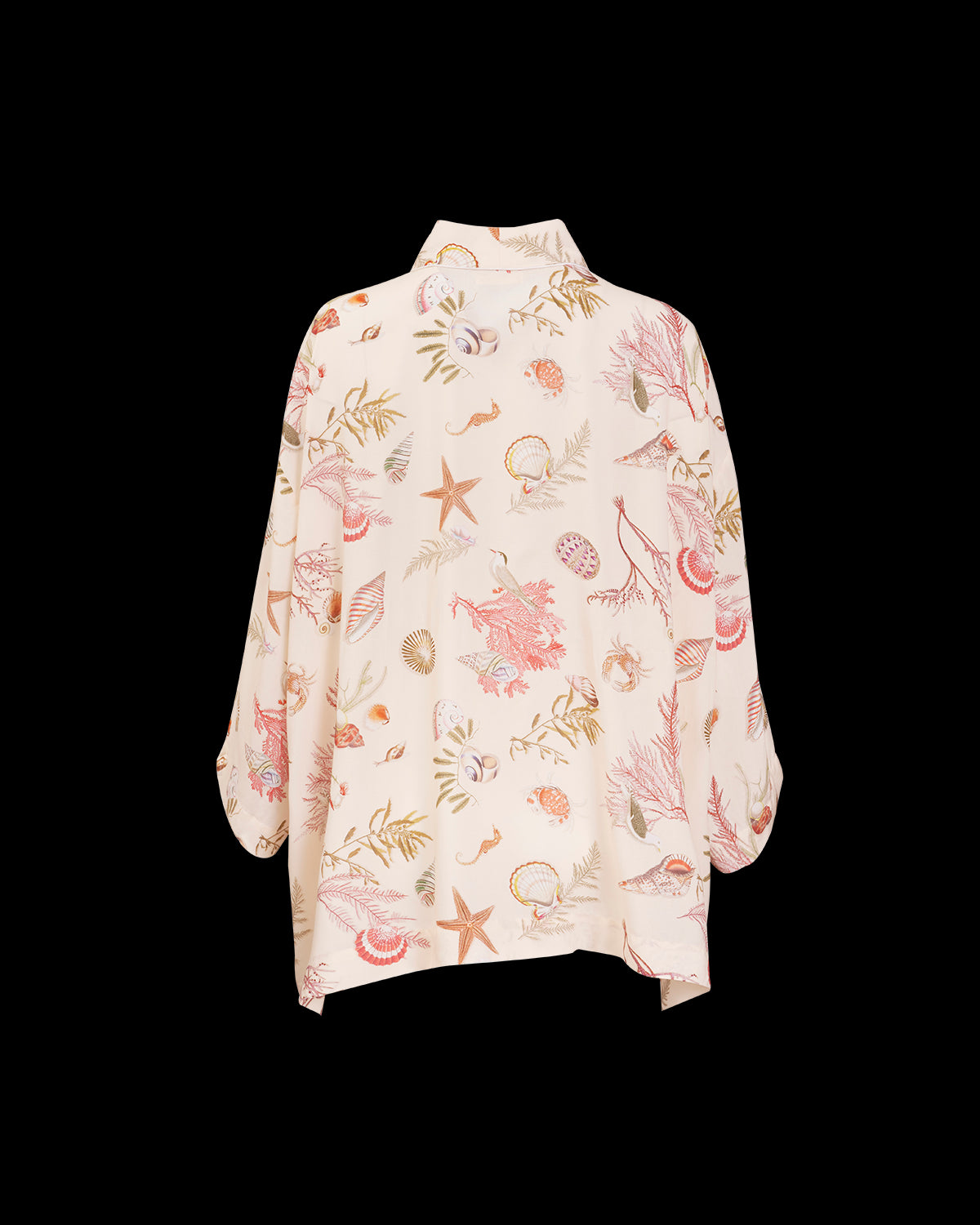 Kimono corto "Whispering Sands" Rosa Loto