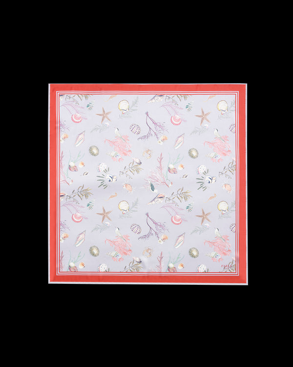 Whispering Sands Powder Blue Square Scarf