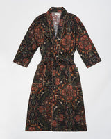 Folksy Fox Kimono Black