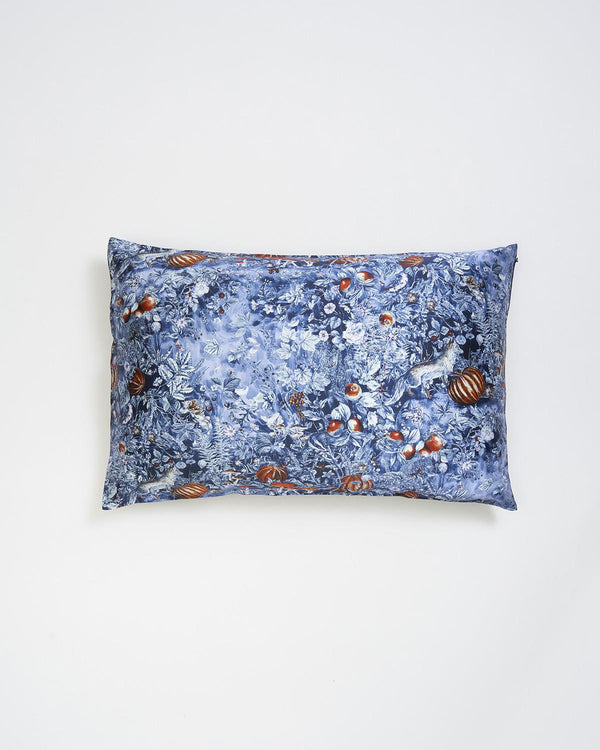 Aurora Silk Pillowcase Midnight Blue
