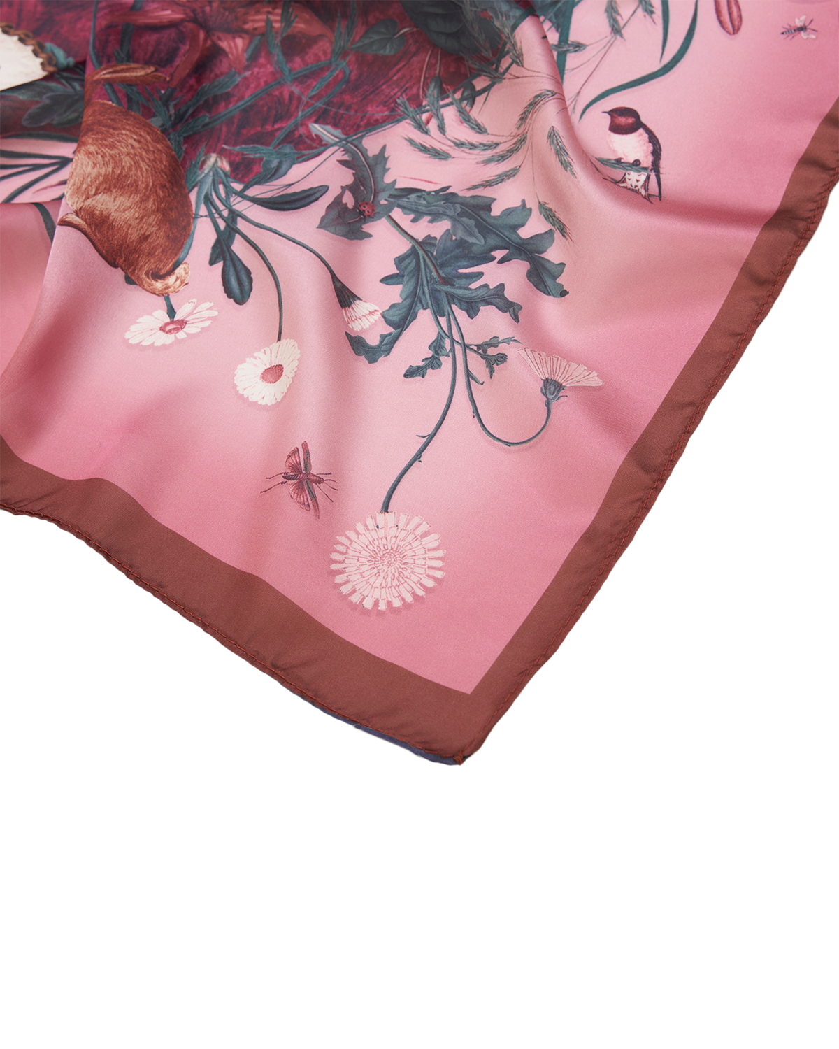 Bunny Narrative Square Scarf | Fable England