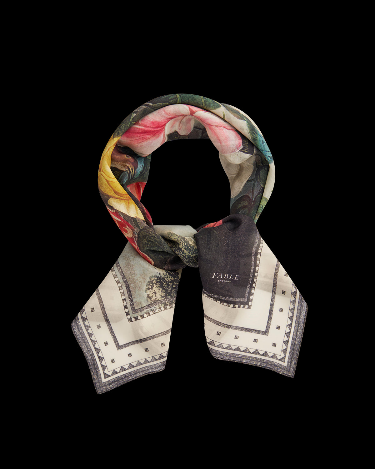 Roses Large Square Scarf