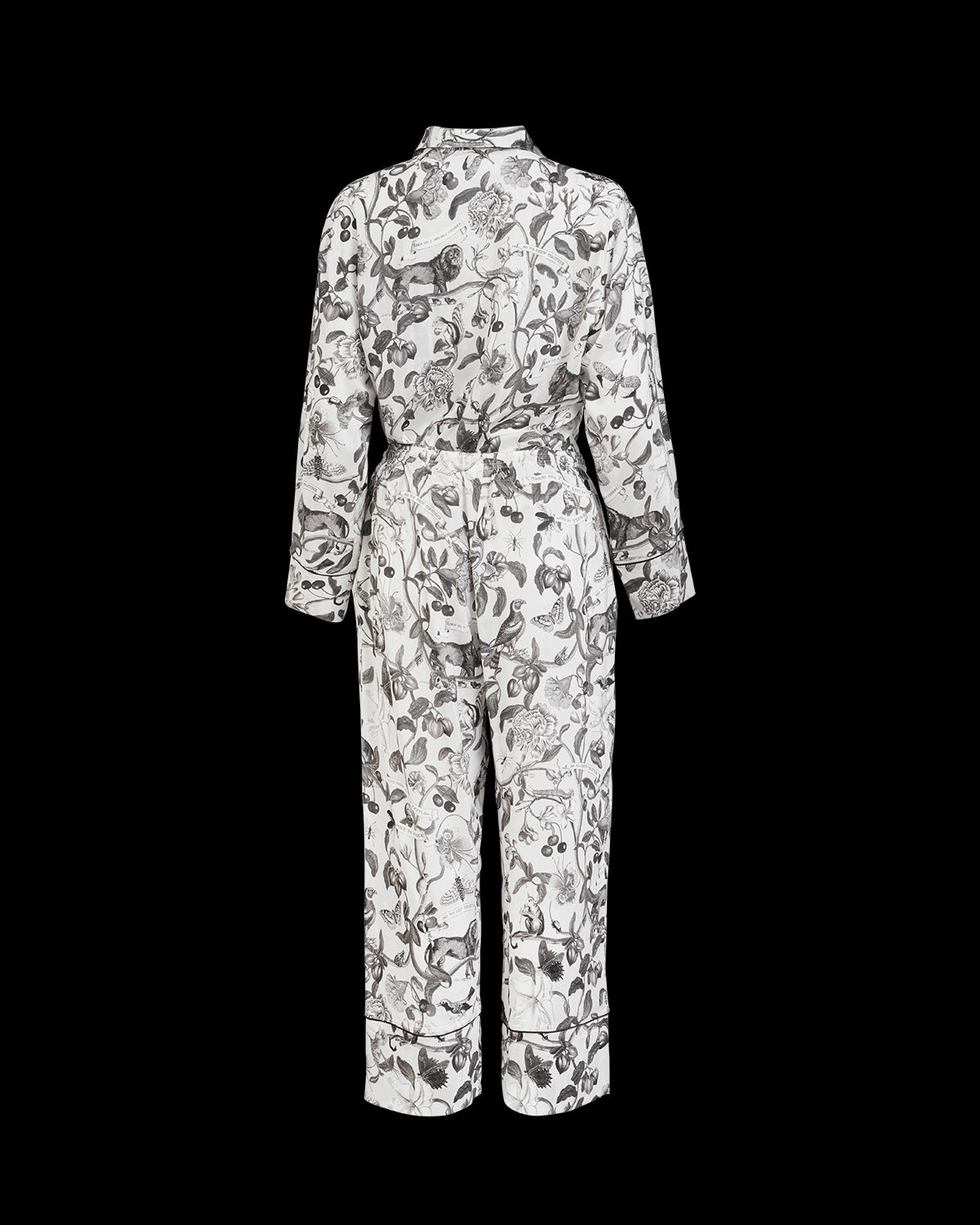 Pijama largo Tree Of Life Monocromático