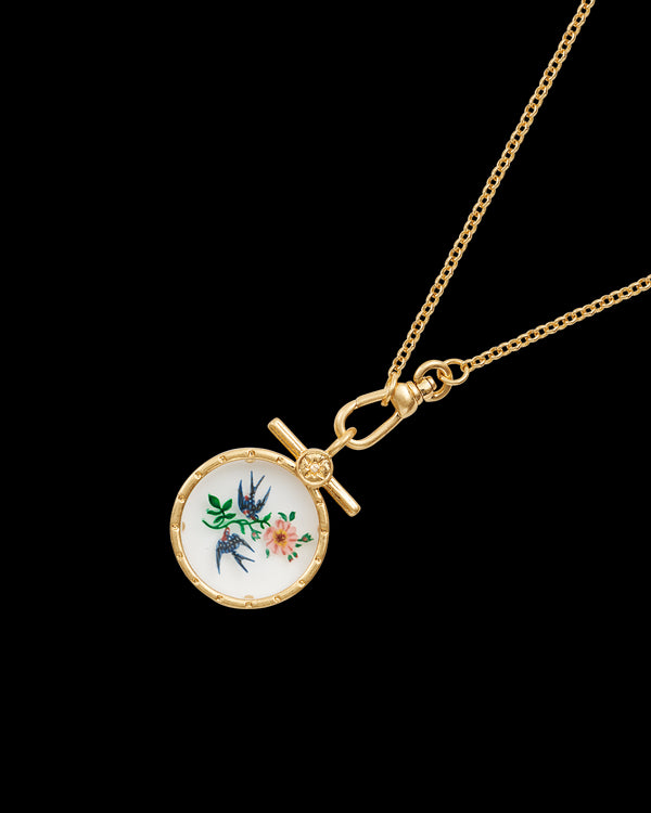 Swallow Monocle Necklace