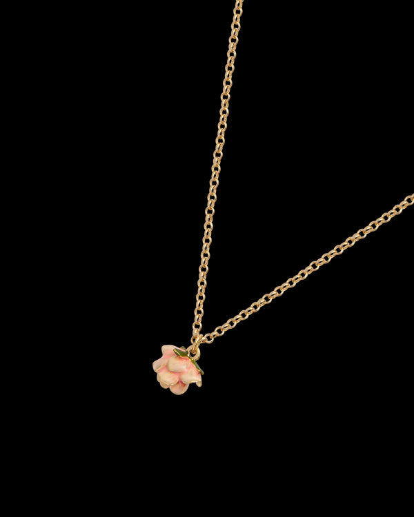 Rose Bud Pendant Necklace