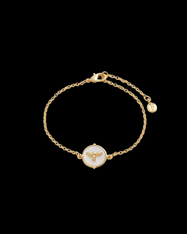 Honey Bee & Pearl Bracelet