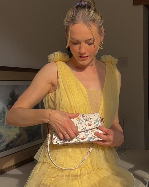 Alice Garden Ivory Shoulder Bag