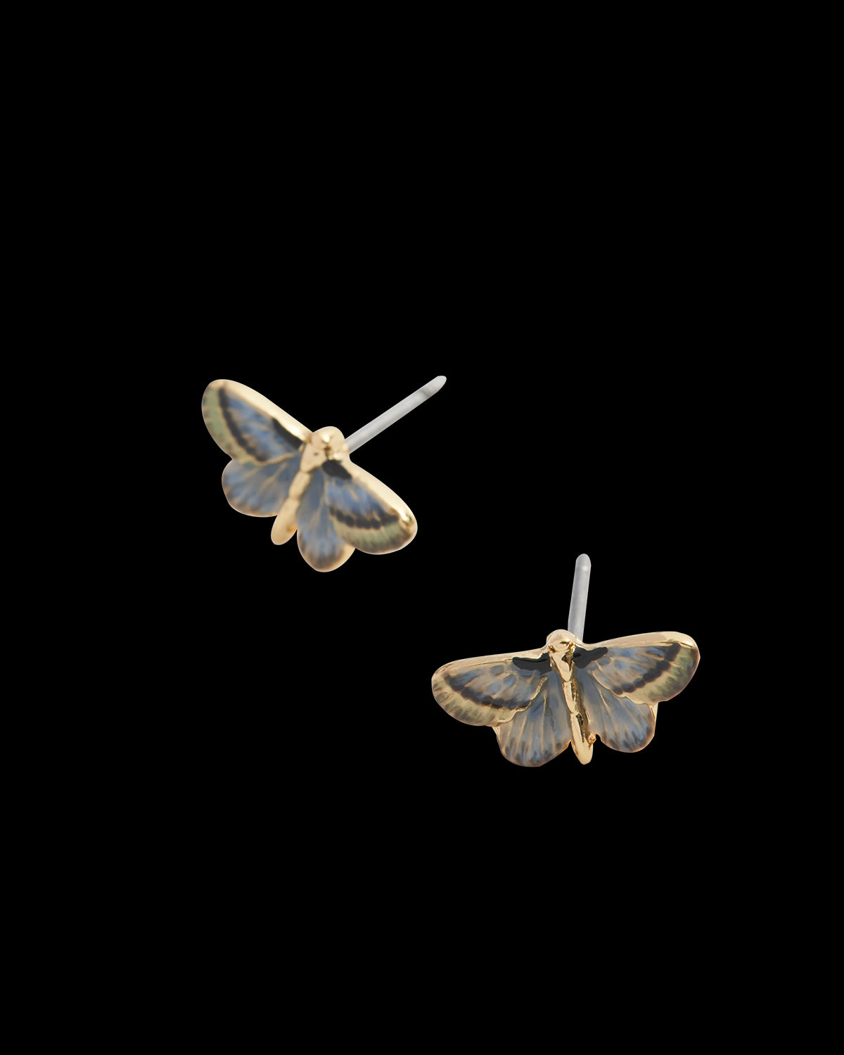 Orecchini Farfalla Blu Deco