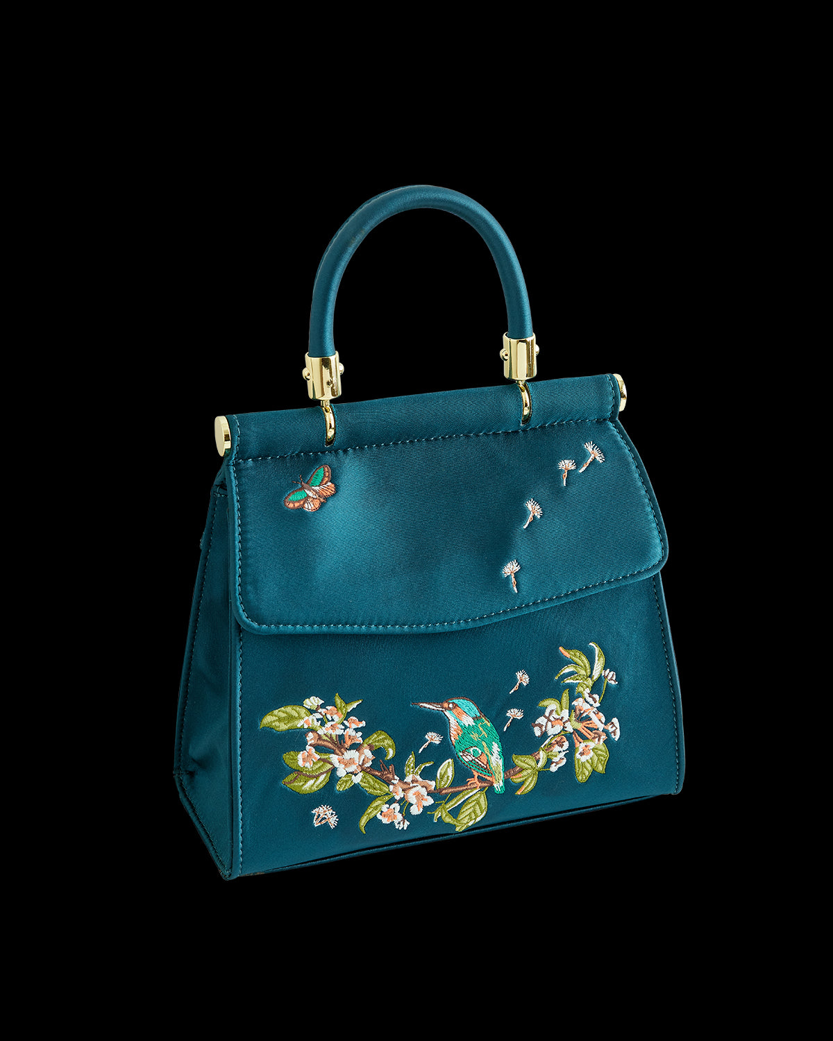 Morning Song Kingfisher Mini Teal Tote