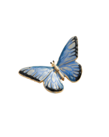 Enamel Blue Butterfly Brooch