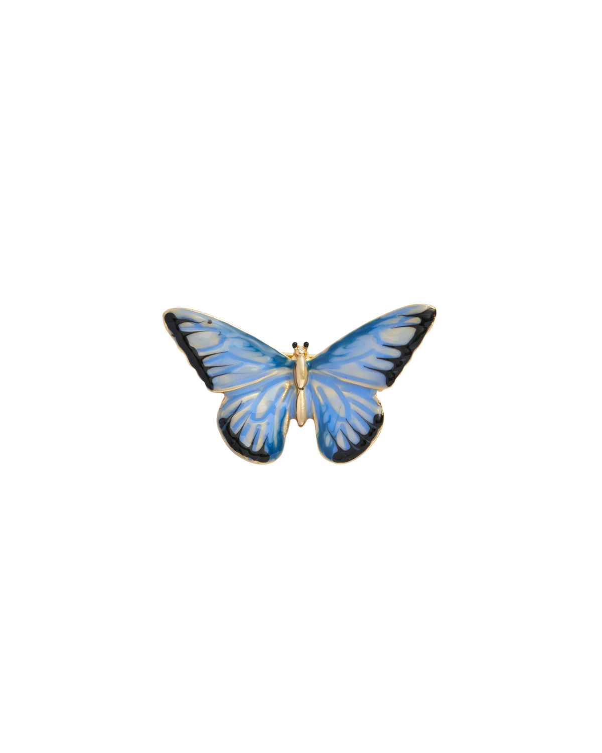 Enamel Butterfly Brooch