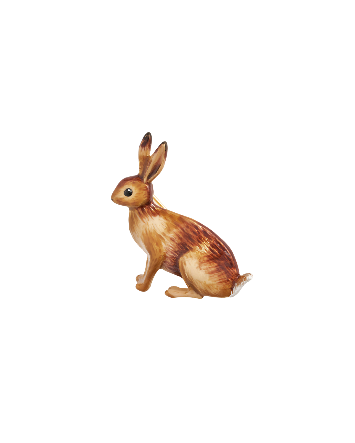 Enamel Rabbit Brooch