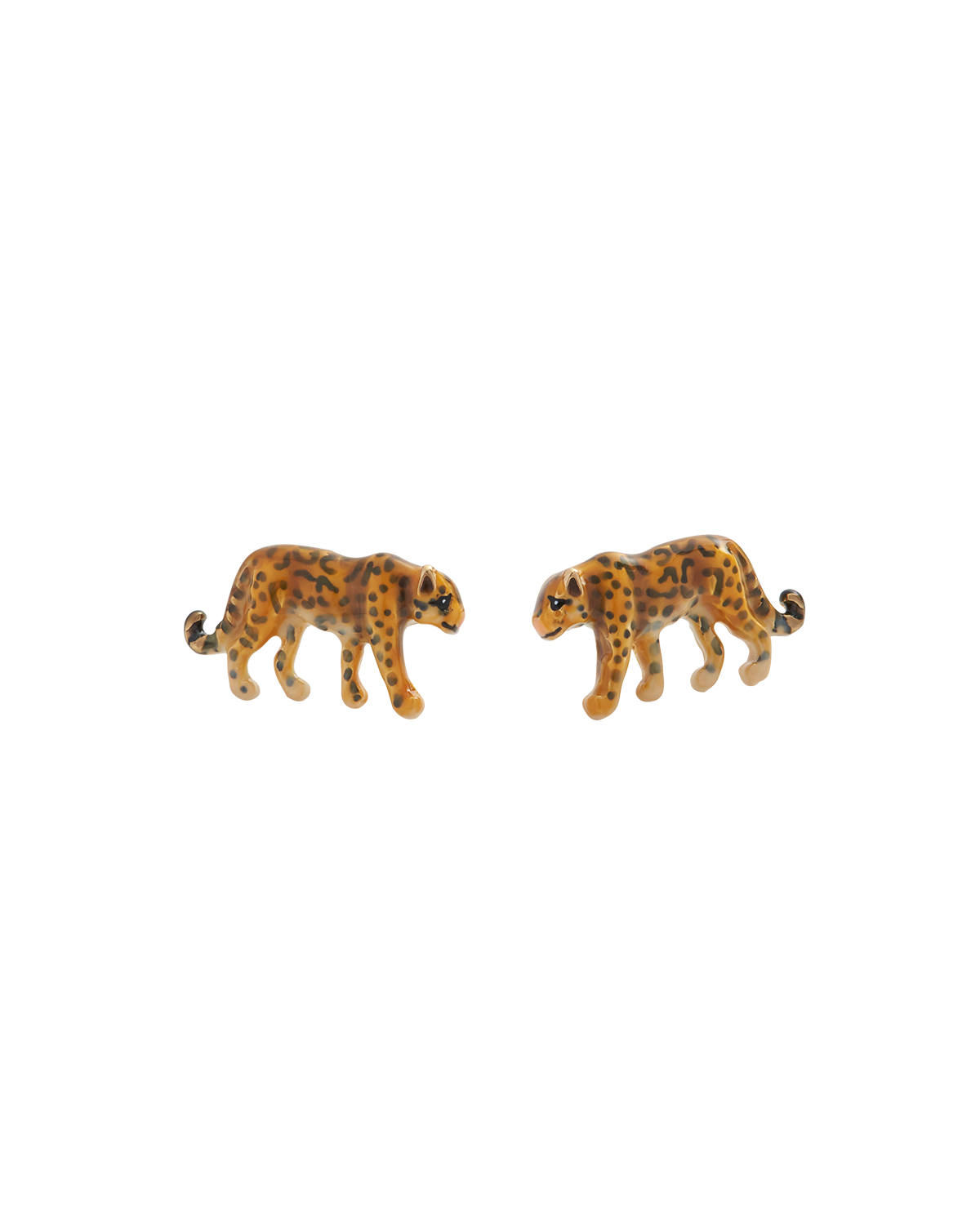 Leopard Stud Earrings