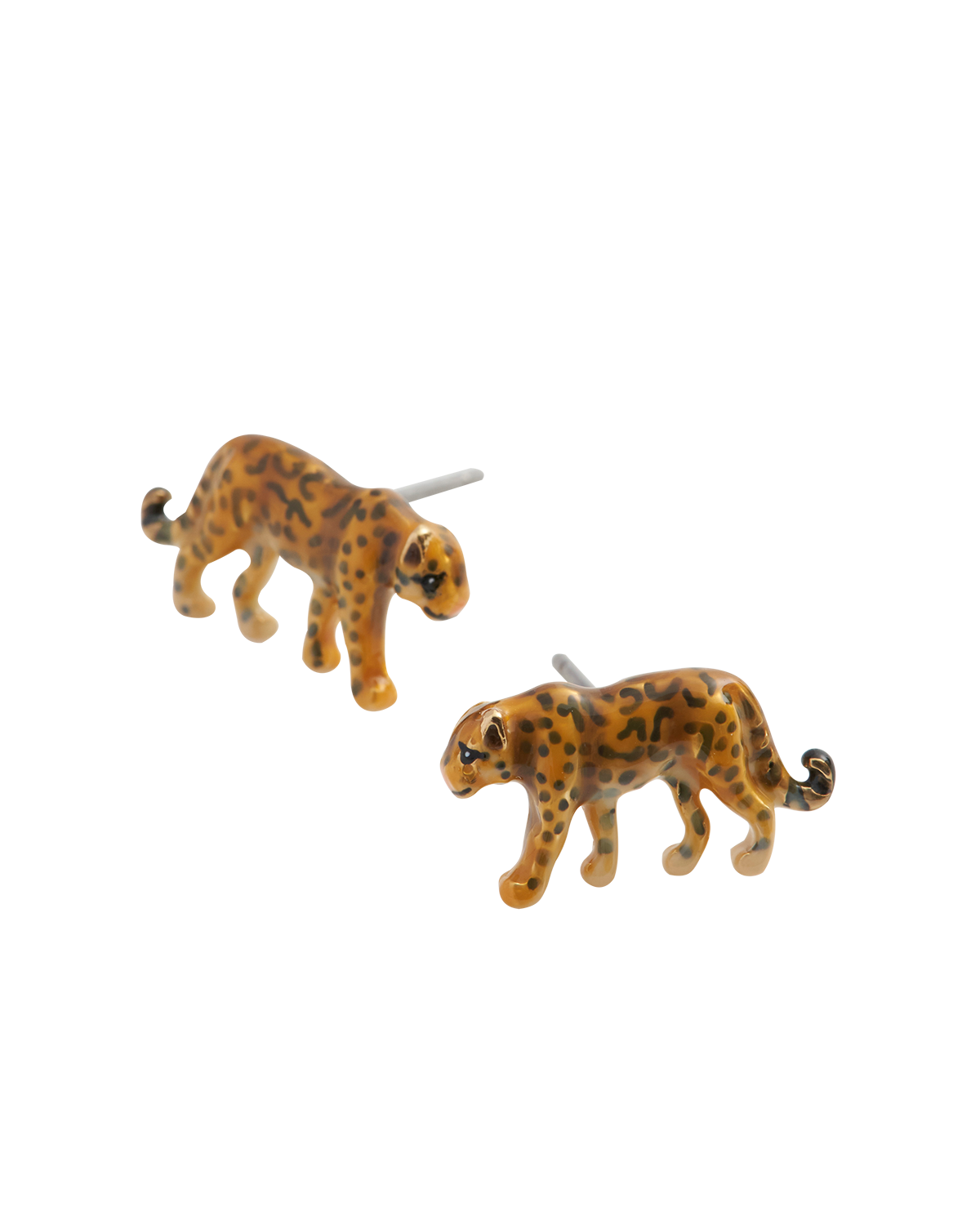 Leopard Stud Earrings