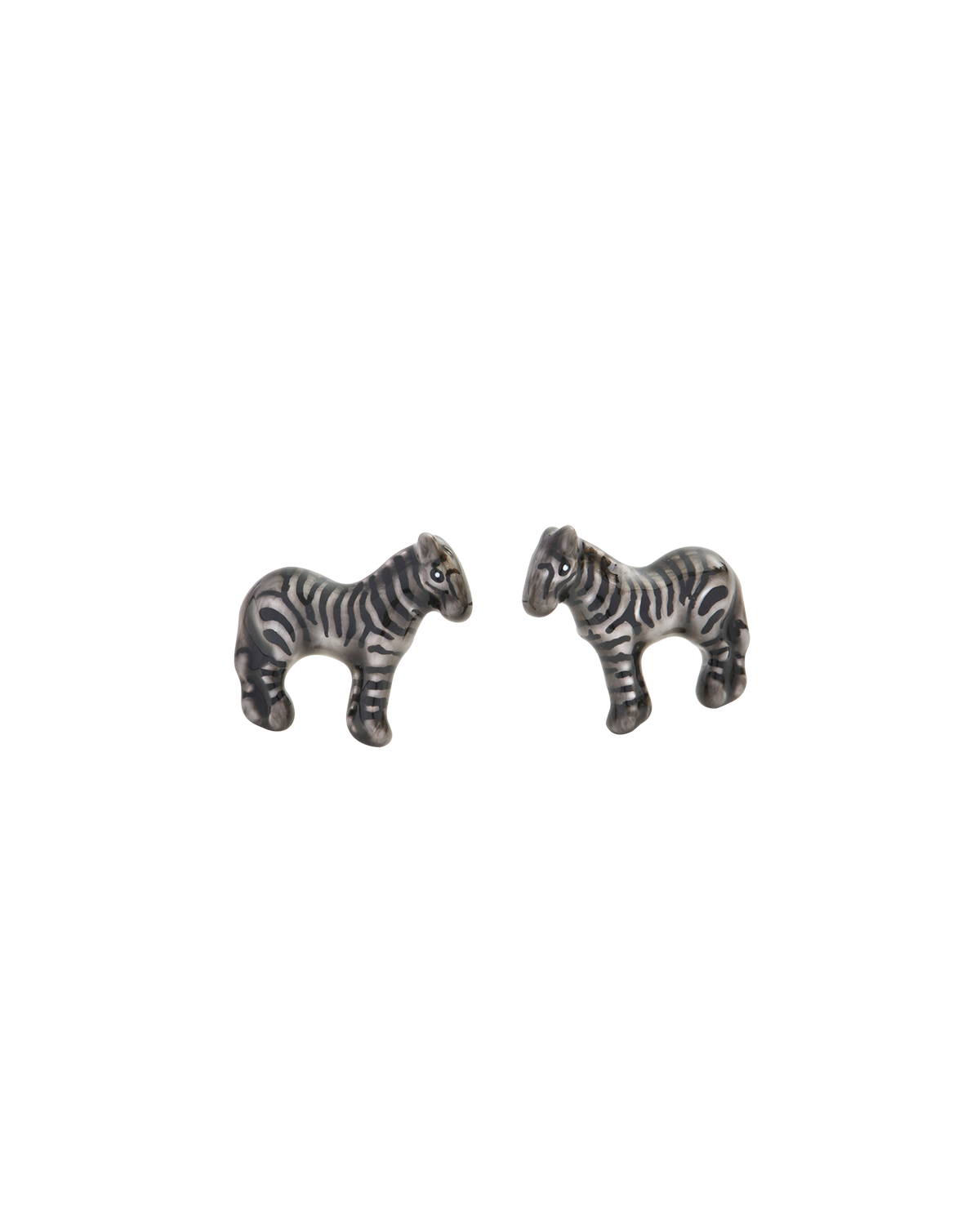 Zebra Stud Earrings