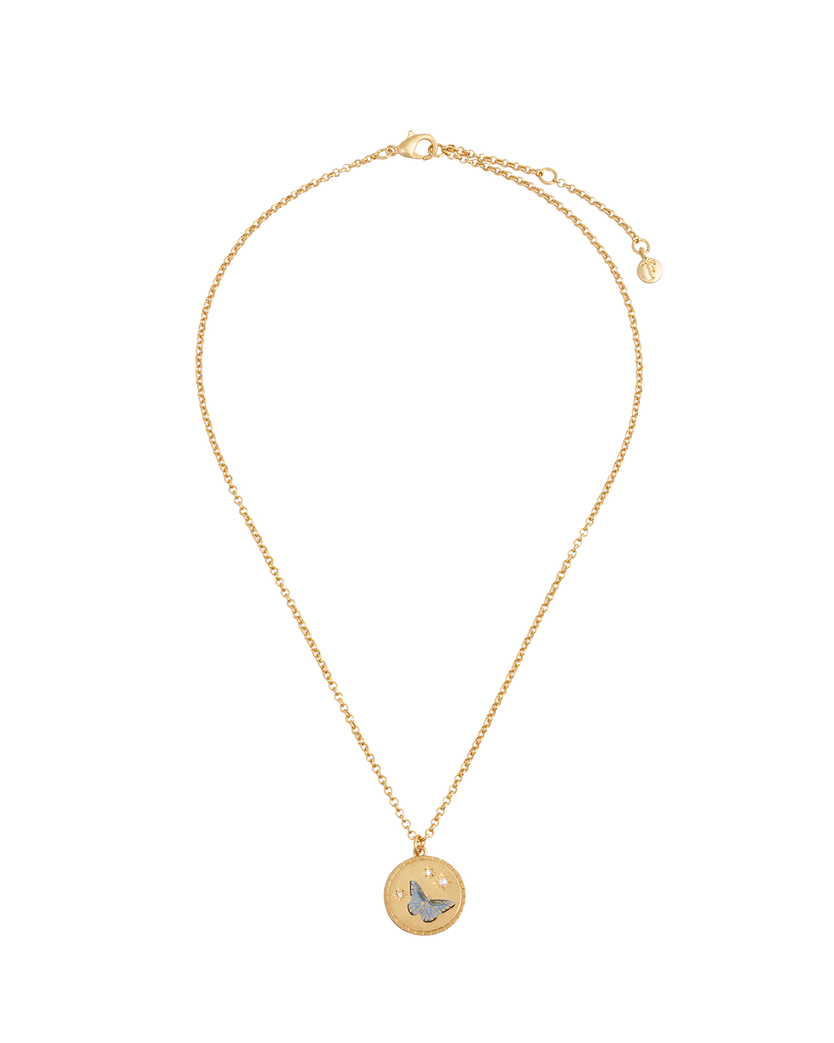 Butterfly Spirit Guide Pendant Necklace