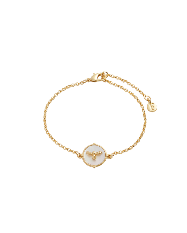 Honey Bee & Pearl Bracelet