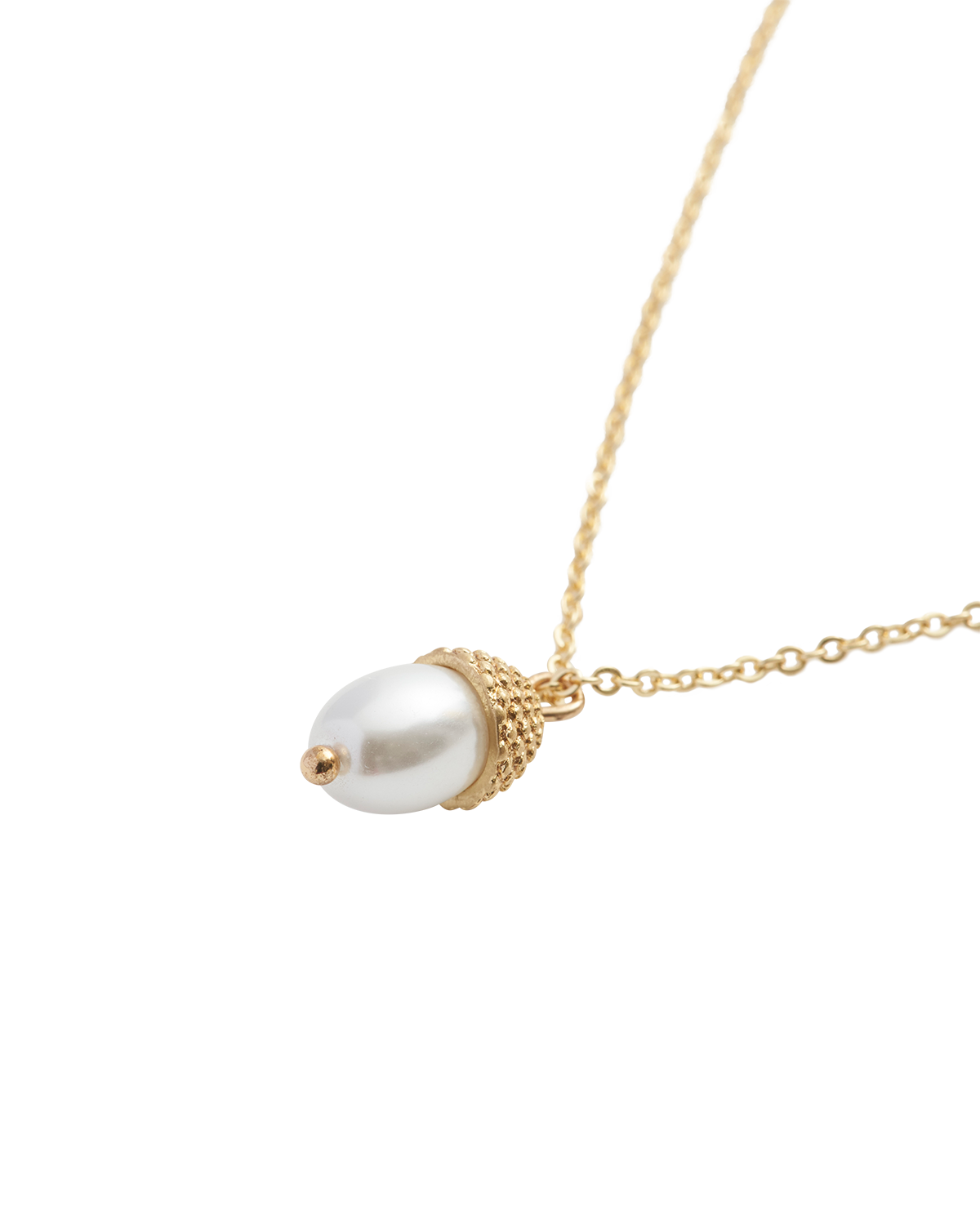 Collar Bellota con Perla