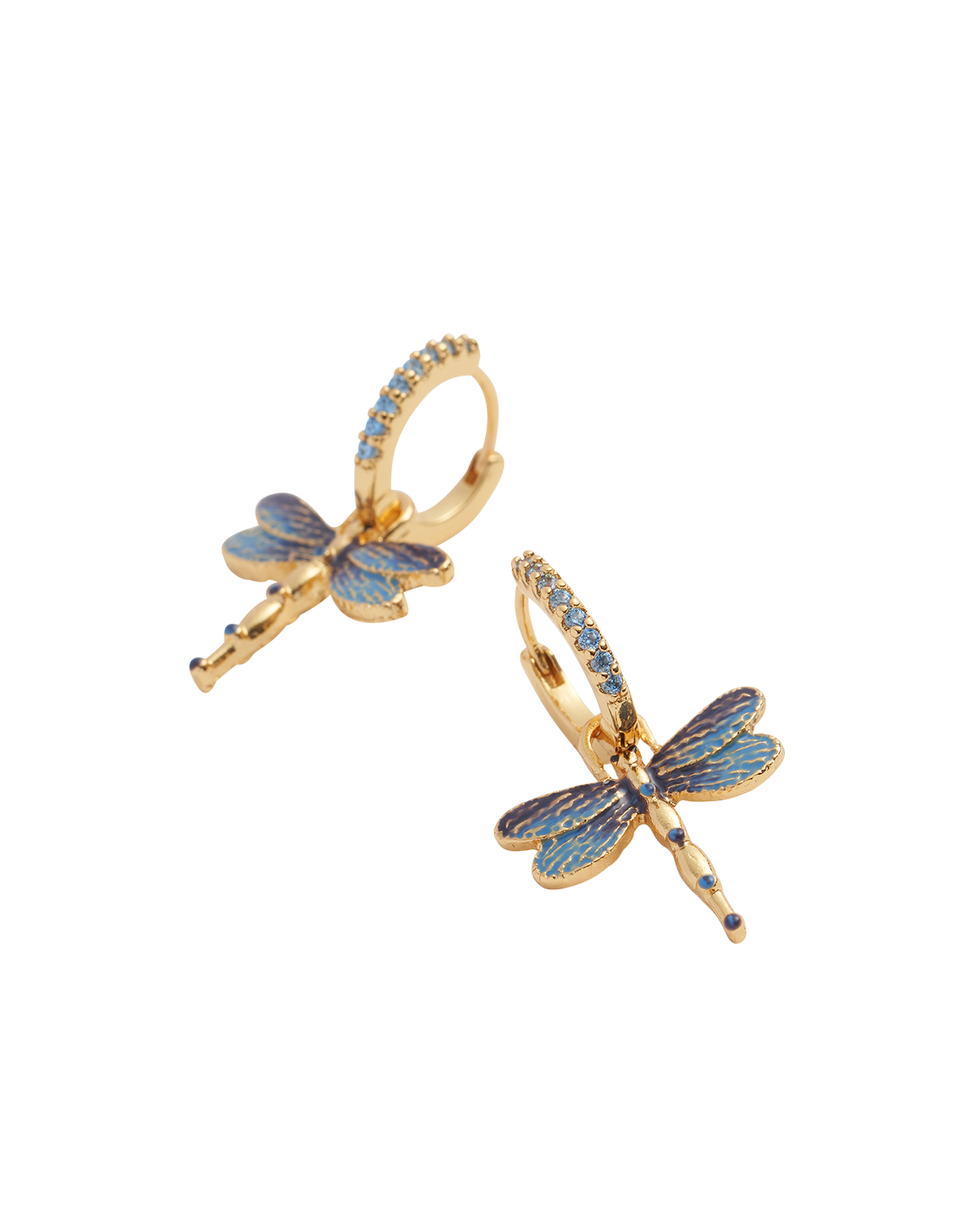 Dragonfly Crystal Earrings