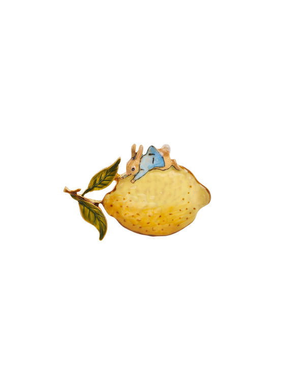 Fable England x Peter Rabbit Lemon Brooch