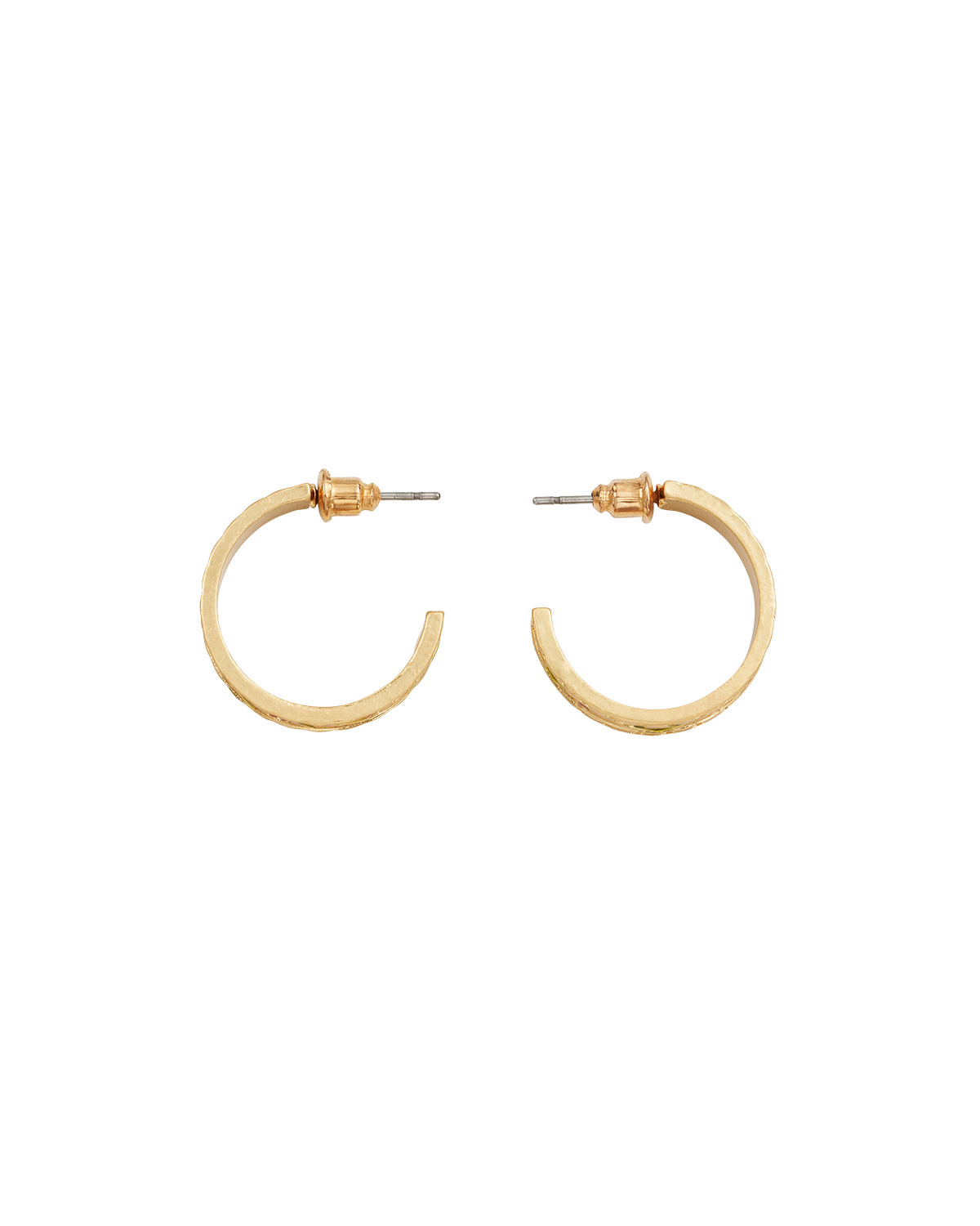 Gold Blackberry Bramble Hoop Earrings