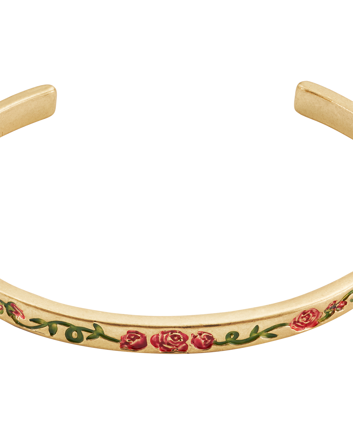 Gold English Rose Bangle