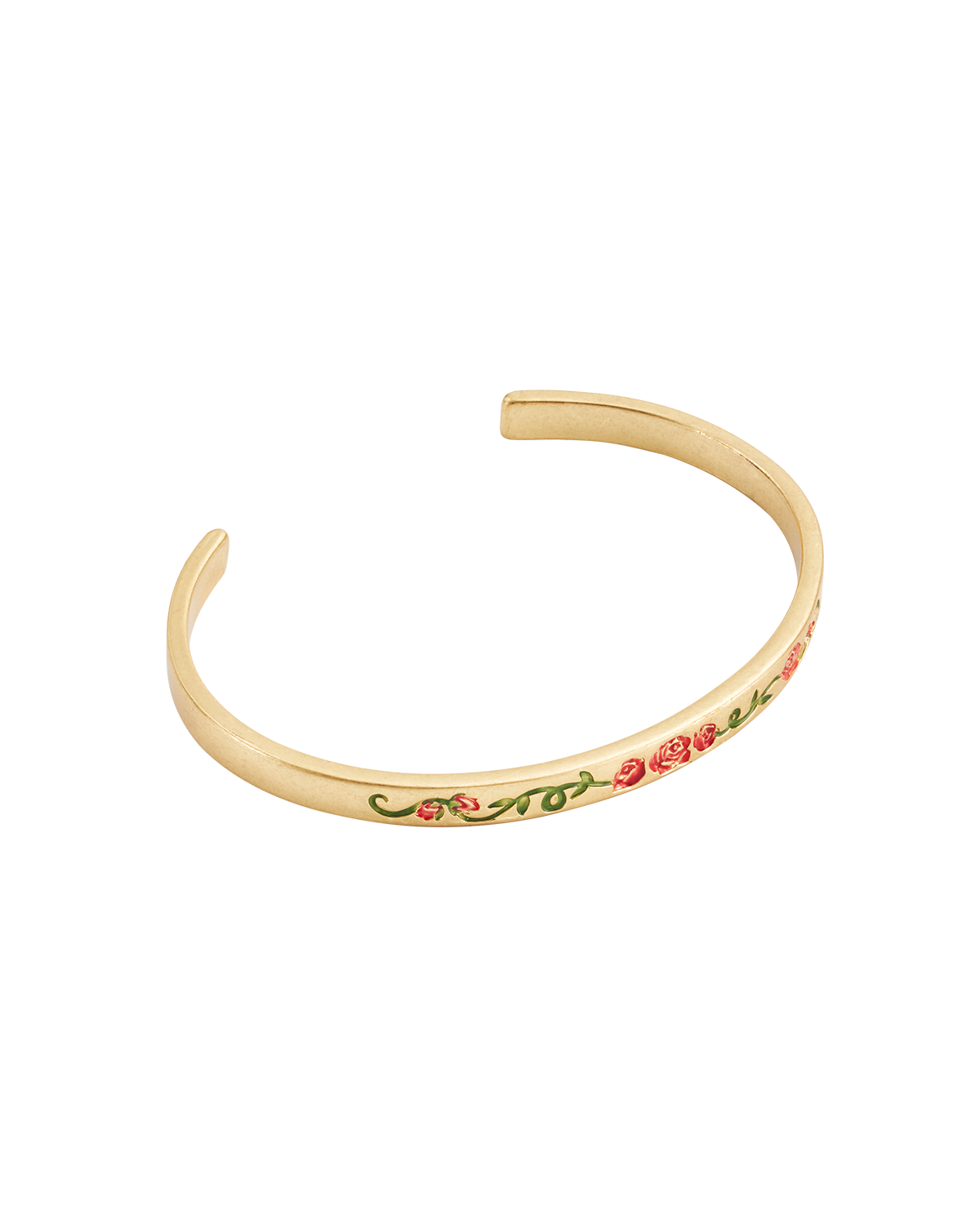 Gold English Rose Bangle