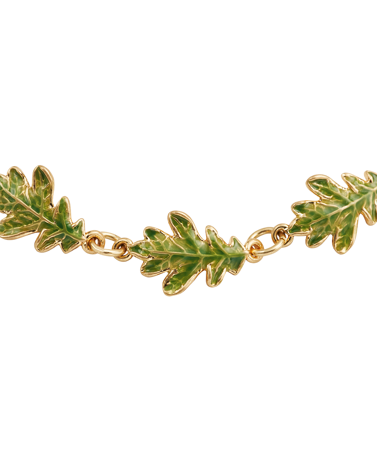 Gold Oak Leaf Bracelet
