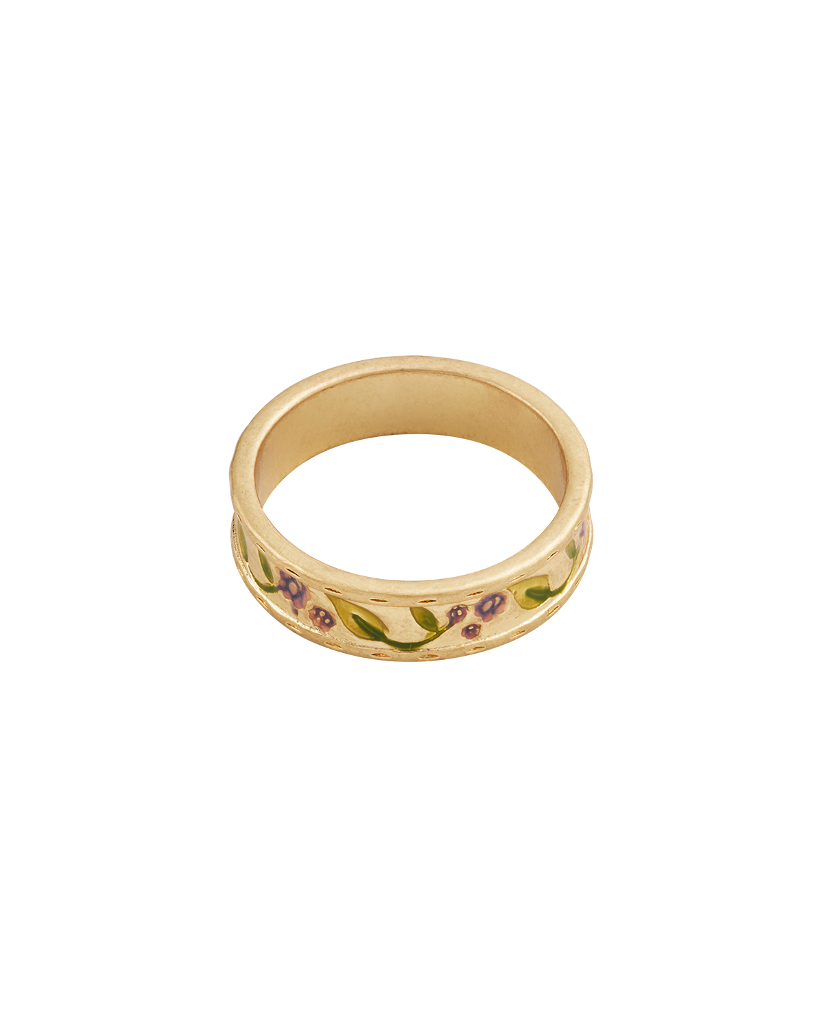 Gold Blackberry Bramble Ring
